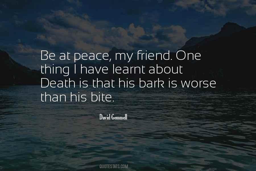Quotes About Peace At Death #1350958