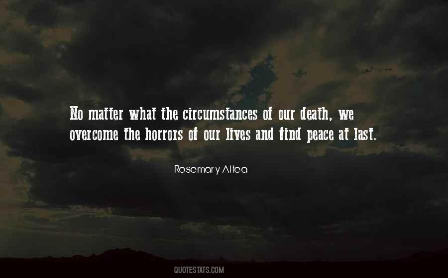 Quotes About Peace At Death #927192