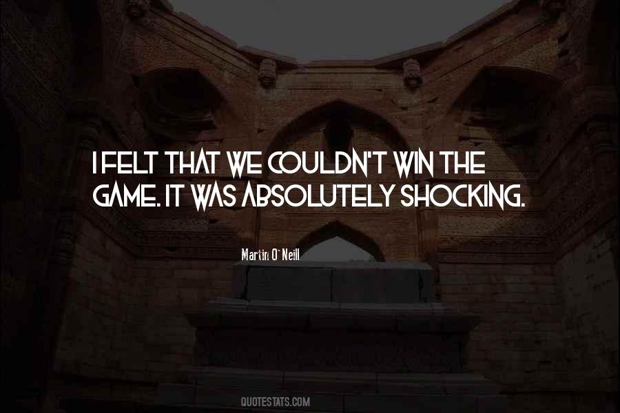Win The Game Quotes #1122536
