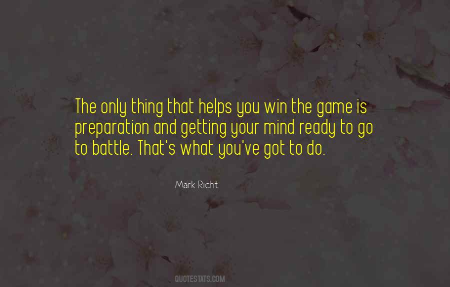 Win The Game Quotes #1281853