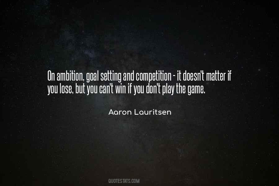 Win The Game Quotes #153690