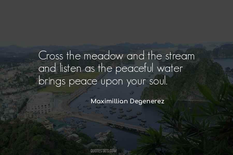 Quotes About Peace And Water #1724525