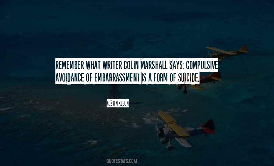 Quotes About Avoidance #1181260