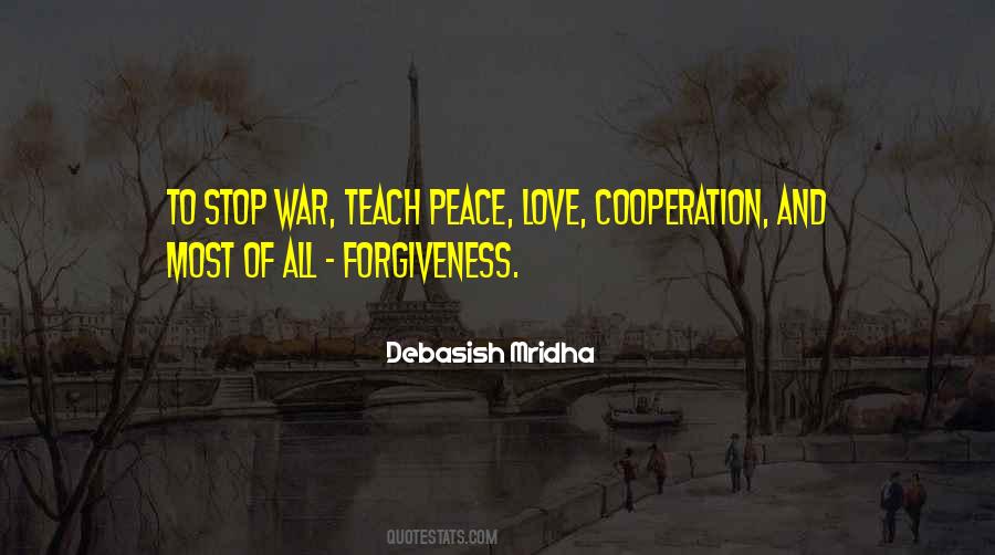 Quotes About Peace And War #120839