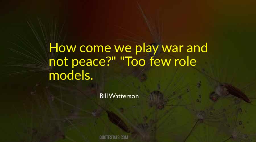 Quotes About Peace And War #121487