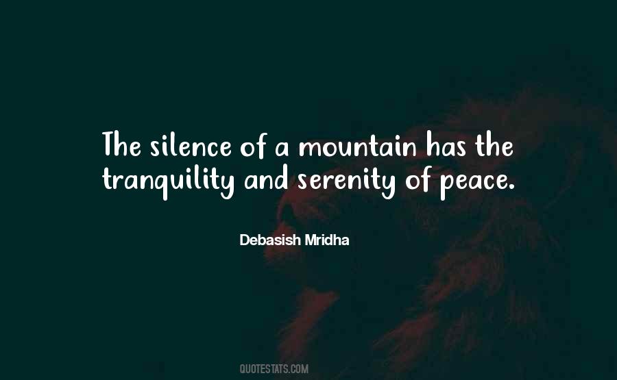 Quotes About Peace And Serenity #1375289