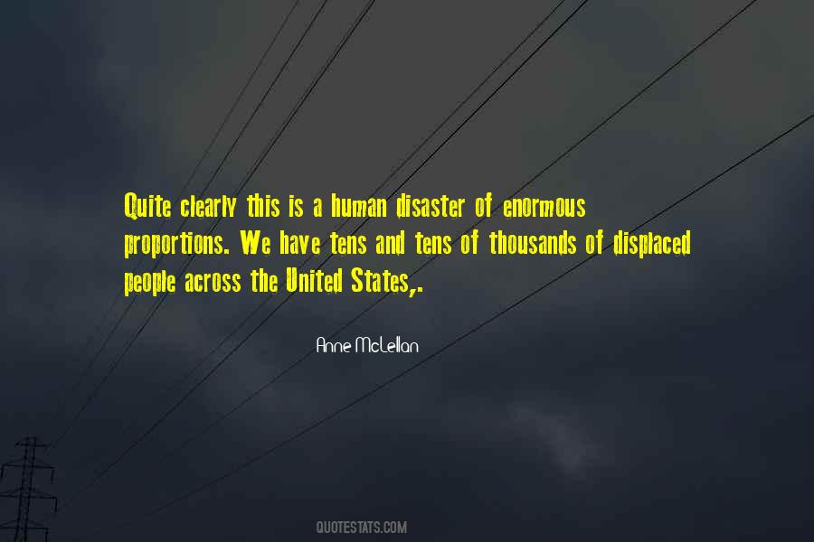Human Disaster Quotes #733891