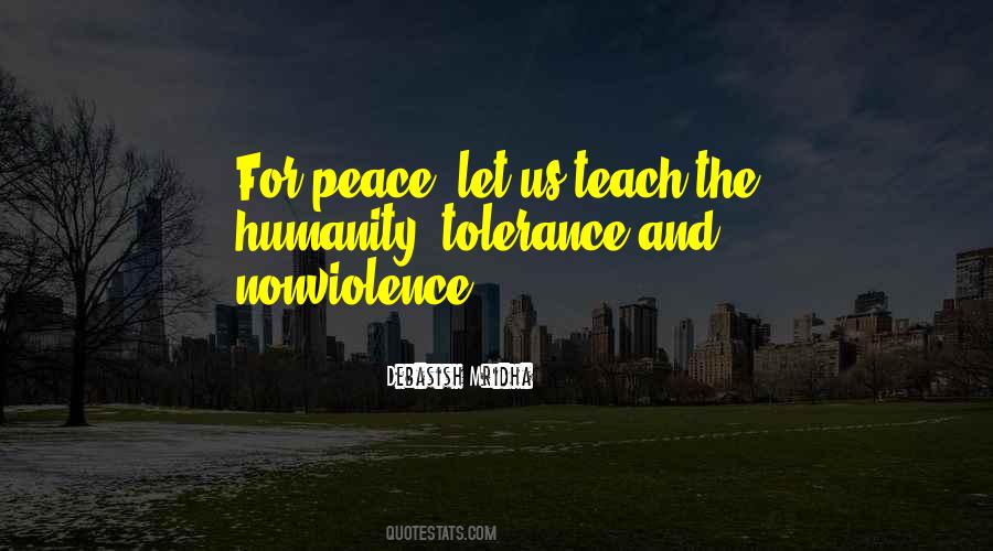 Quotes About Peace And Humanity #938787