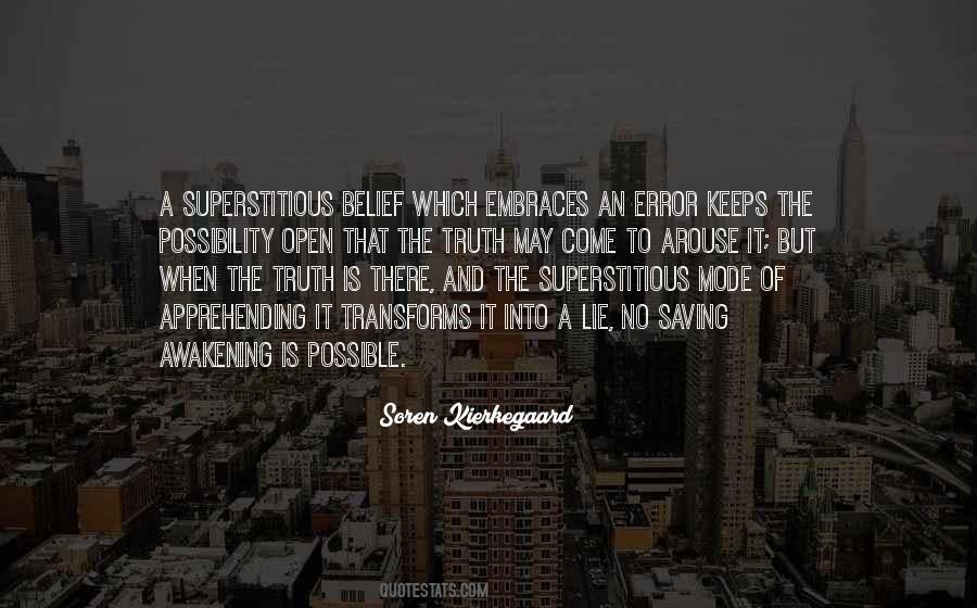 Quotes About Superstitious #1132527