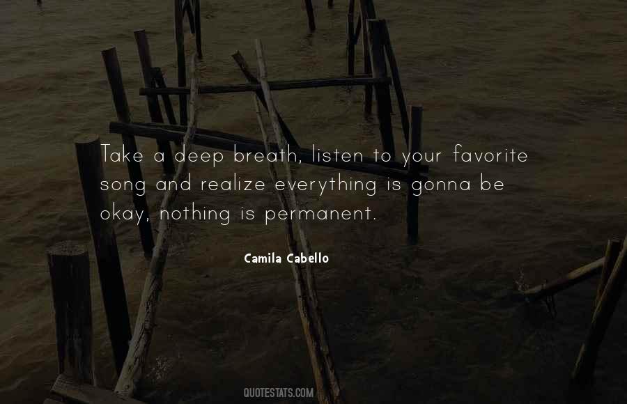 Take A Breath Quotes #285033