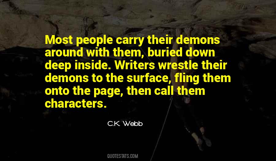 Quotes About Demons Inside Me #1300167