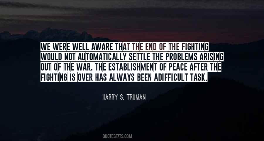 Quotes About Peace After War #1083949