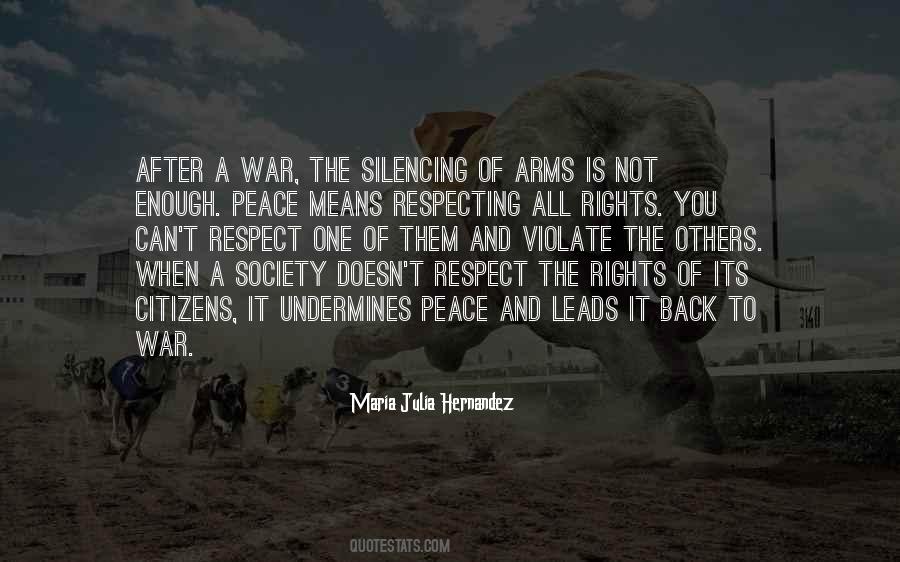 Quotes About Peace After War #1840237