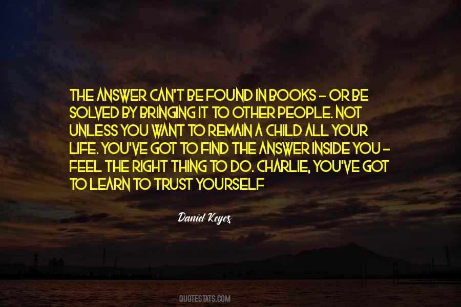 Quotes About Trust Yourself #1309903