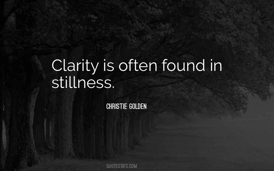 Quotes About Stillness #1236244