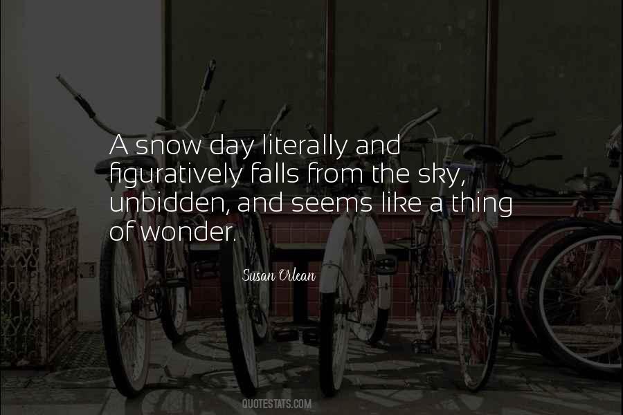 Quotes About Snow Falls #1463591