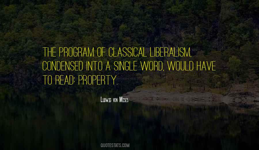 Quotes About Classical Liberalism #1715881