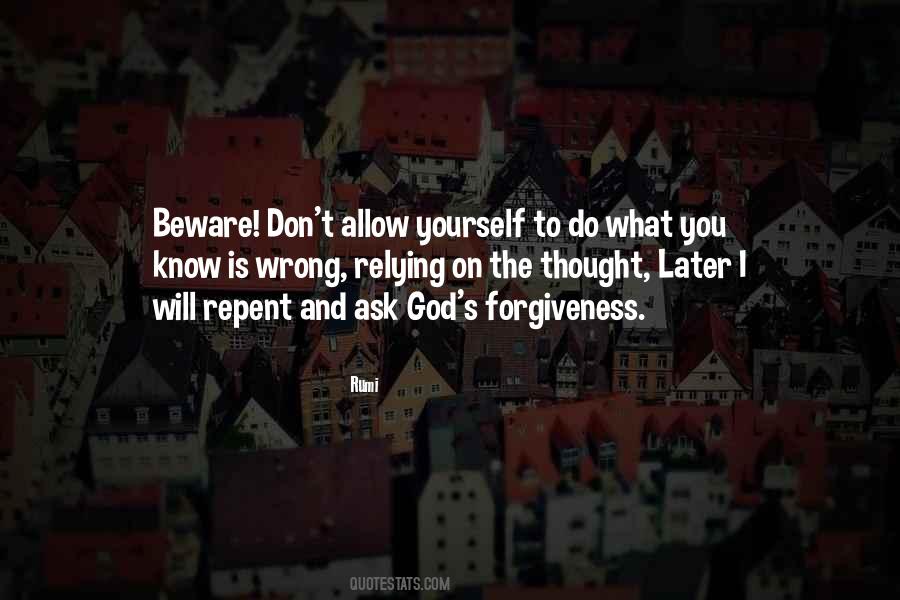 Quotes About God's Forgiveness #1367978