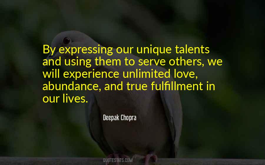 Quotes About Fulfillment And Love #1397410