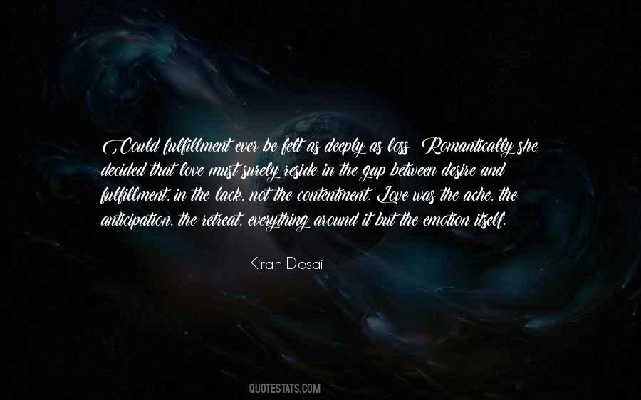 Quotes About Fulfillment And Love #1860717
