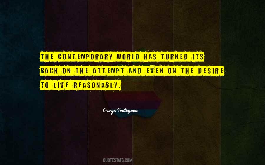 Contemporary World Quotes #870558