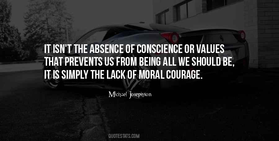 Quotes About Moral Courage #36482