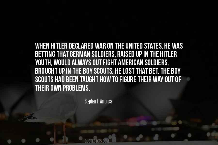 Quotes About Soldiers In War #107358