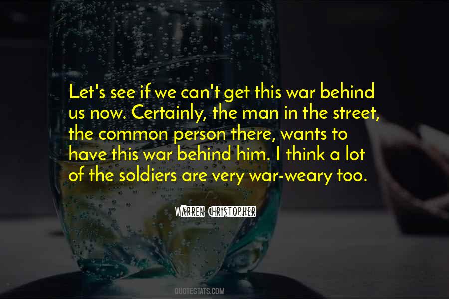 Quotes About Soldiers In War #88021