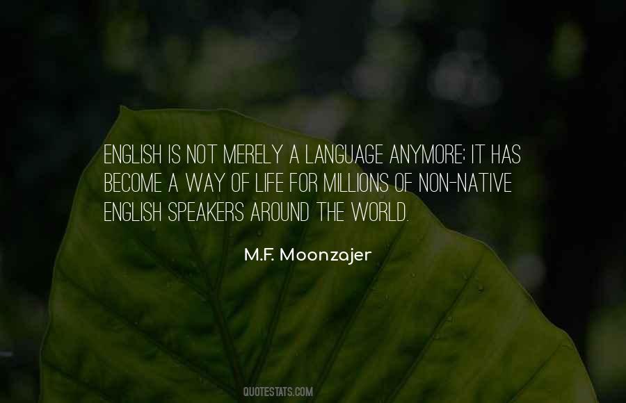 Quotes About Native Language #1133352