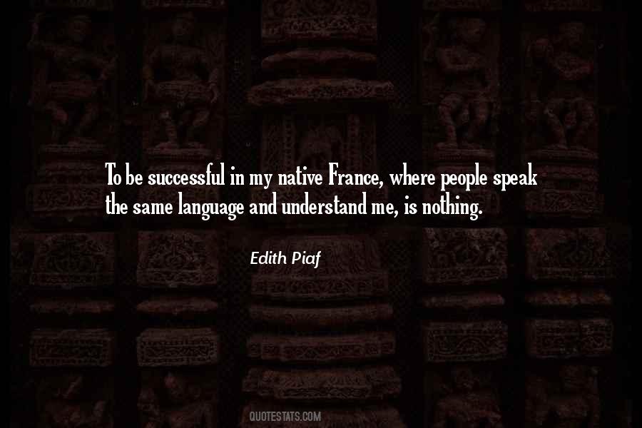 Quotes About Native Language #1190710