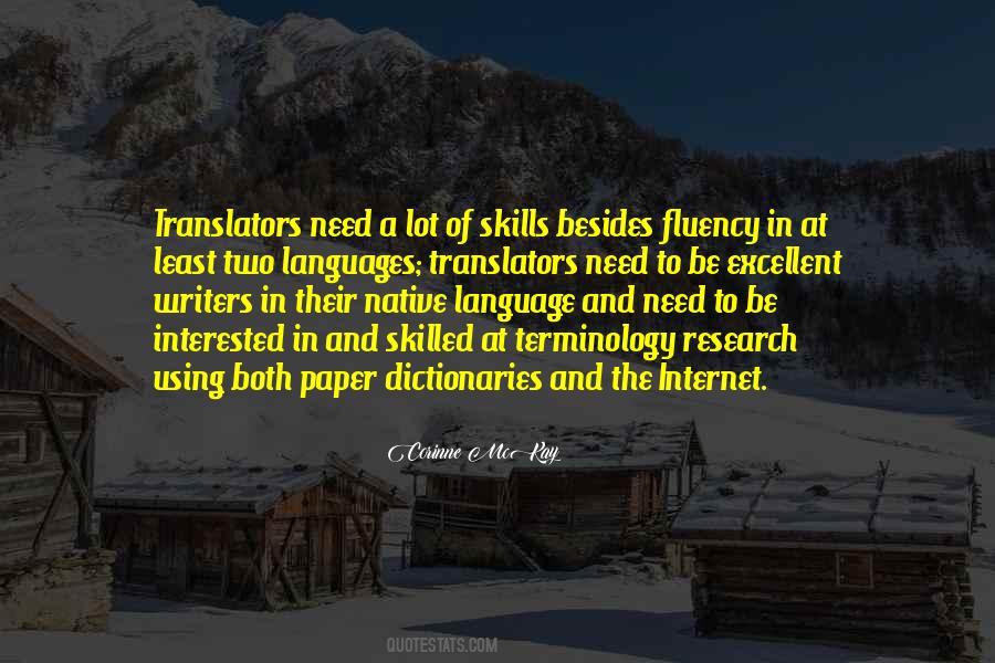 Quotes About Native Language #1276265