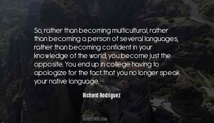 Quotes About Native Language #1399288