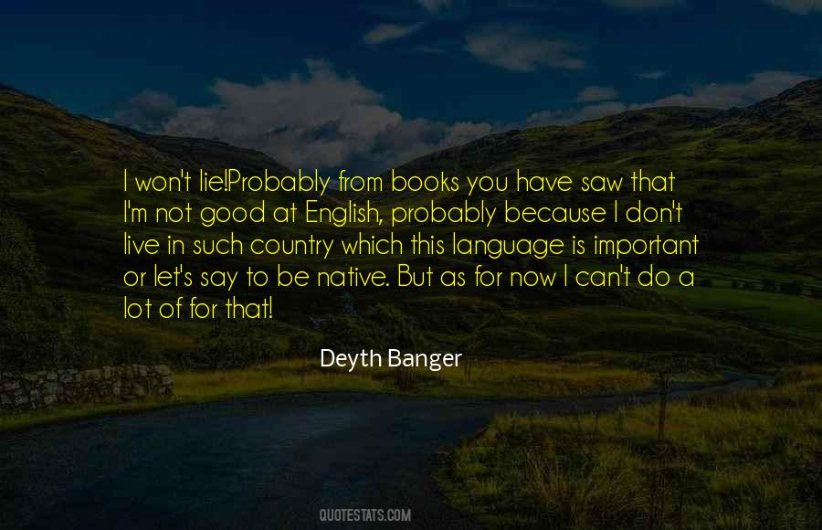 Quotes About Native Language #1574861