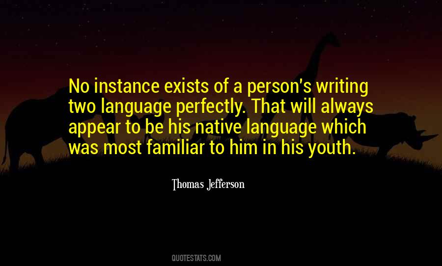 Quotes About Native Language #384881
