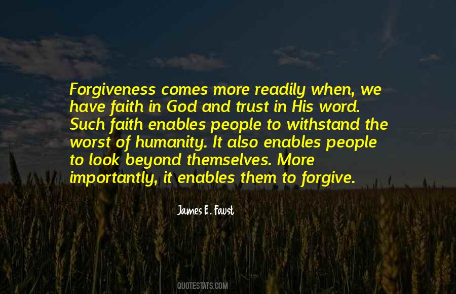 Quotes About Trust And Forgiveness #1529395