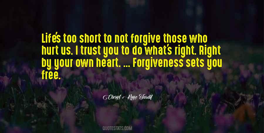 Quotes About Trust And Forgiveness #304425