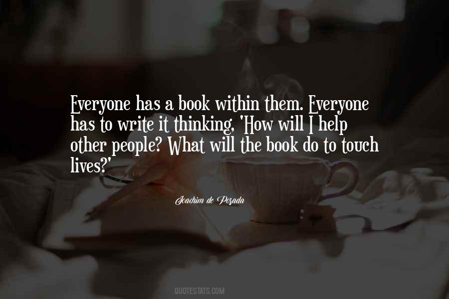 Touch The Lives Of Others Quotes #283656