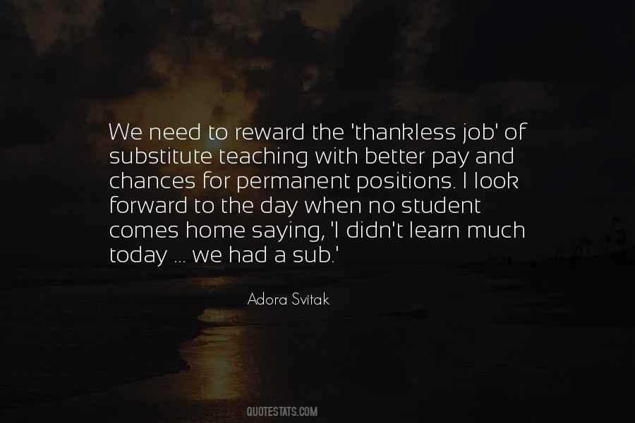 Quotes About Substitute Teaching #1618840