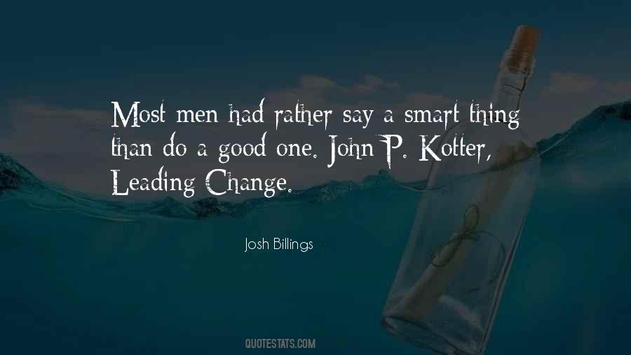 Quotes About Leading Change #1332034