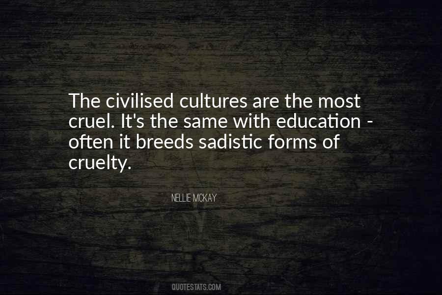 Quotes About Civilised #1493602