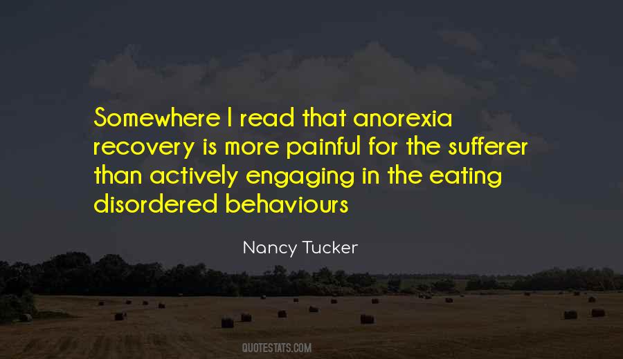 Quotes About Anorexia Recovery #1567165