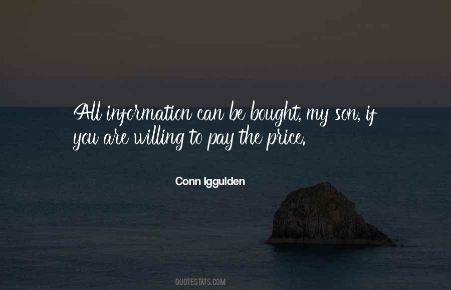 Quotes About Pay The Price #1172819