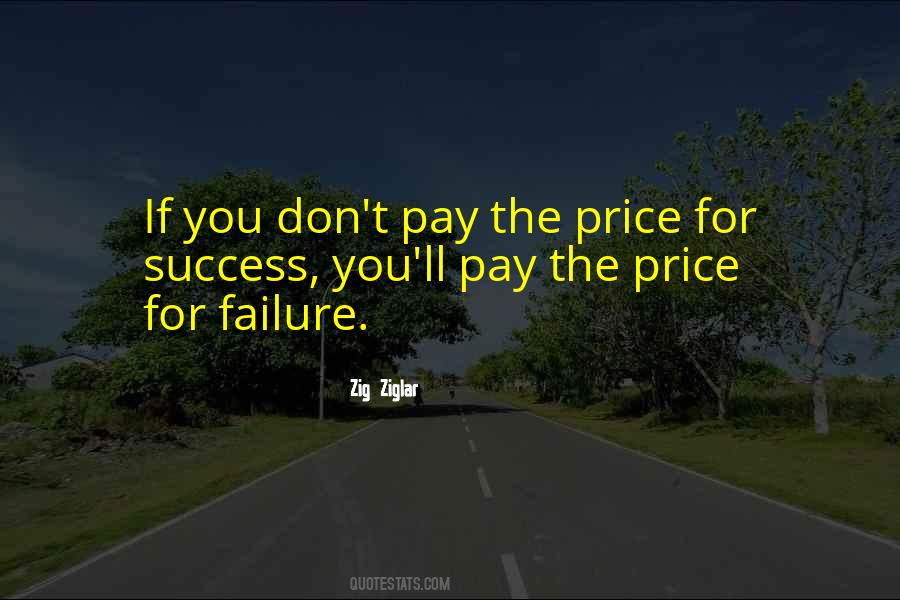 Quotes About Pay The Price #1673724