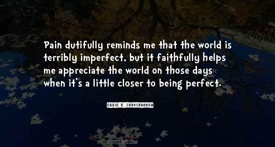Imperfect Is Perfect Quotes #1781314