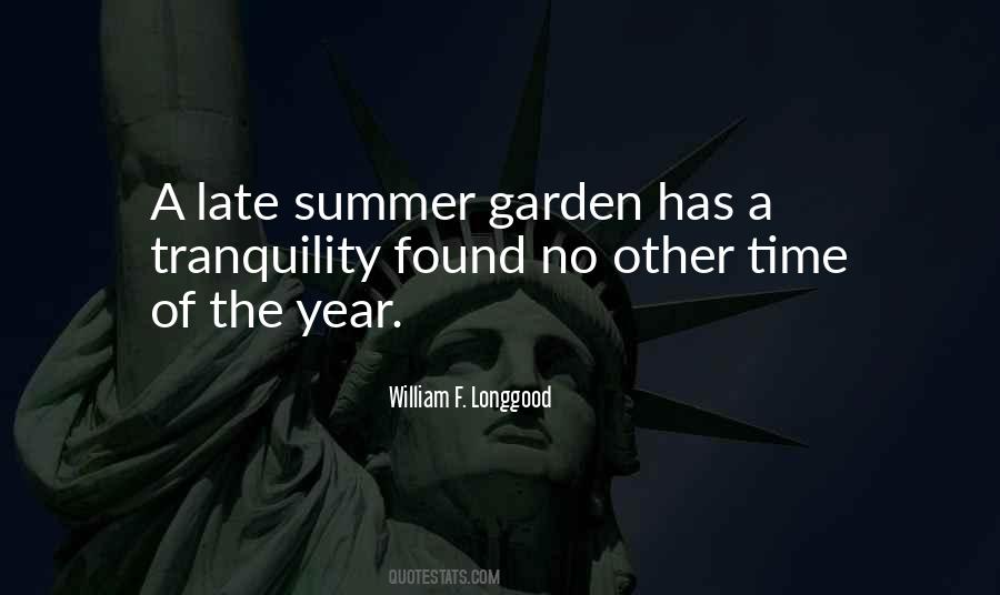 Summer Garden Quotes #180969