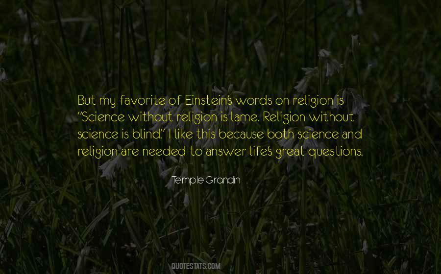 Quotes About Science And Religion #1824885