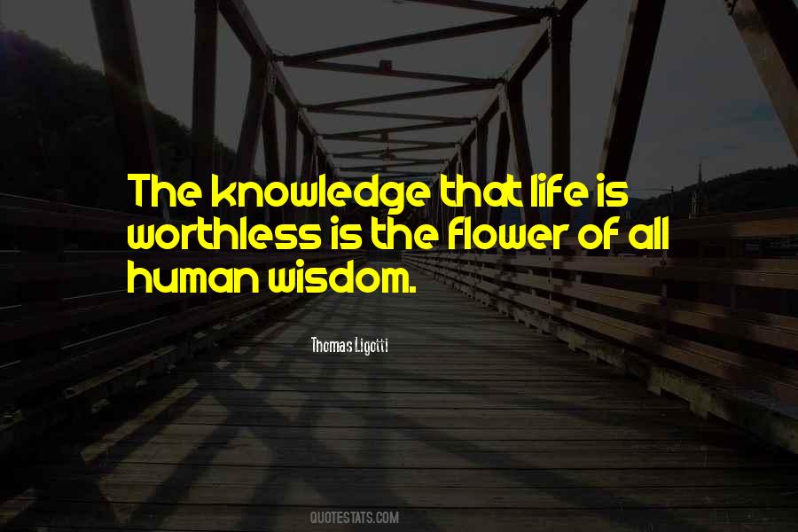 Human Wisdom Quotes #249953