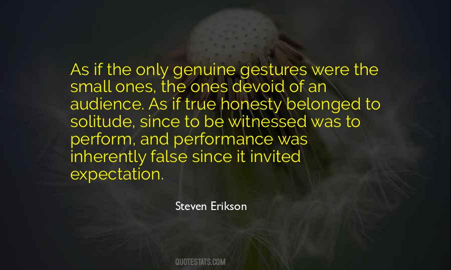 Quotes About True Honesty #1498599