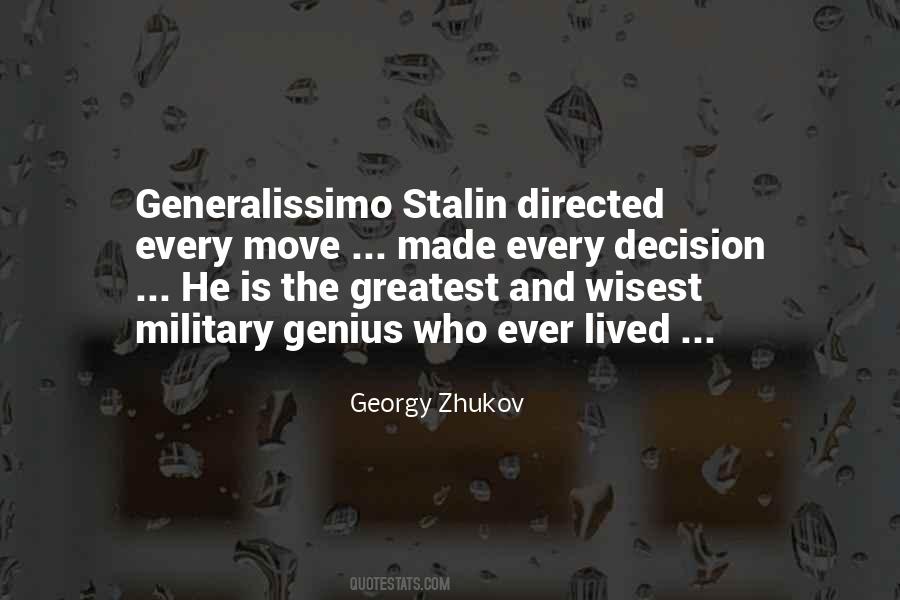 Quotes About Zhukov #265862