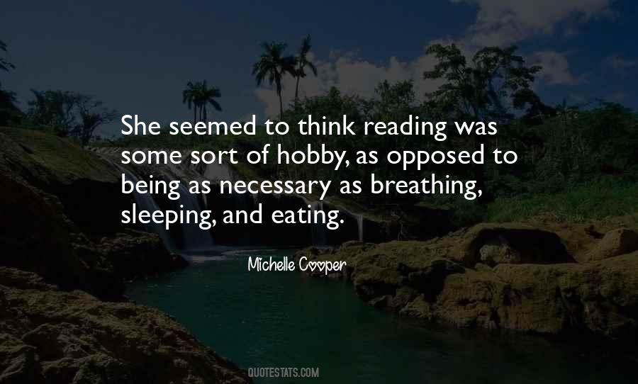 Quotes About Reading And Eating #100685